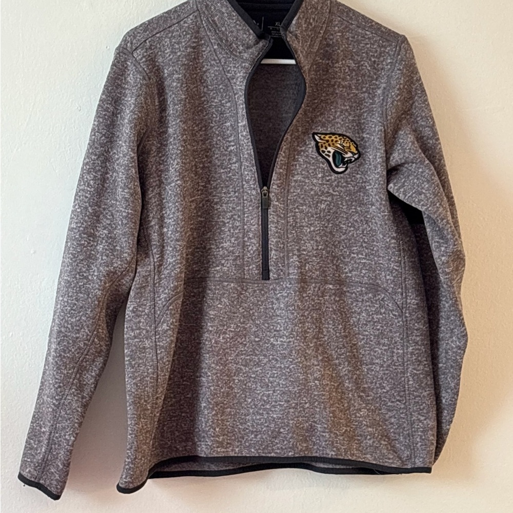 Antigua Gray Quarter-Zip Women's Sweatshirt